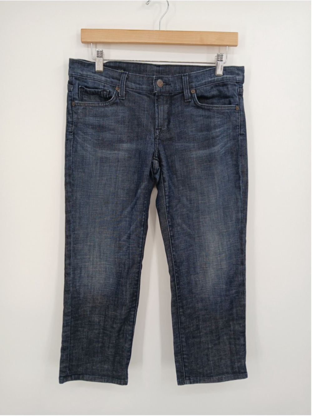 Citizens of Humanity Jeans Womens 28 Blue Wimbledon #254 Cropped Kelly Stretch